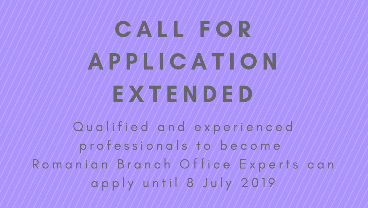 Deadline Extension for the Call for Application for Branch Office Experts in Romania